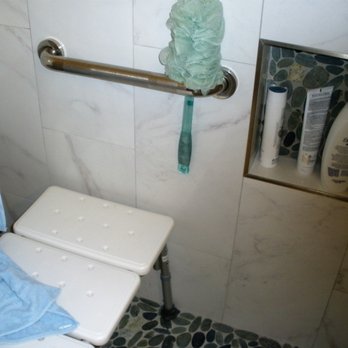 Link Corporation - Link Corporation, Palo Alto, CA - after knee replacement, Her grace loves, she can sit for a shower - General Contractors Near Me