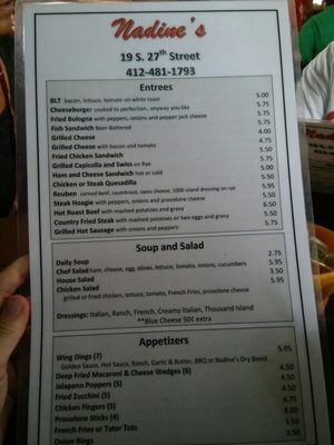 Menu photo 6 Nadine's Pittsburgh, PA