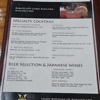 Kabuto - Menu - Japanese Near Me - Charlotte, North Carolina Kabuto - Menu - Japanese Near Me - Charlotte, North Carolina