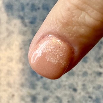 CQ Nails Spa - Poor picture but close up of bad ombré. - Nail Salons Near Me - Oconomowoc, Wisconsin