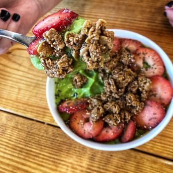 Fount Coffee + Kitchen - The Green Smoothie Bowl - Coffee & Tea Near Me - Morrisville, North Carolina Fount Coffee + Kitchen - The Green Smoothie Bowl - Coffee & Tea Near Me - Morrisville, North Carolina