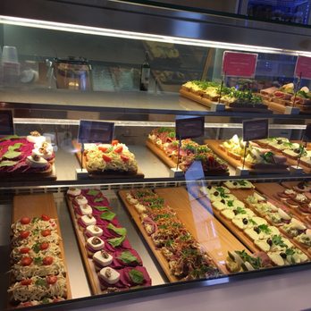 Sisters - A variety of open-faced cold sandwiches - Coffee & Tea Near Me - Prague, Puerto Rico