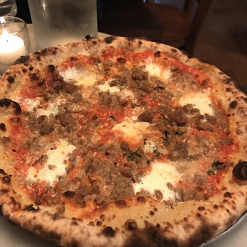 Follia - Classic pizza with sausage! - Wine Bars Near Me - New York, New York Follia - Classic pizza with sausage! - Wine Bars Near Me - New York, New York