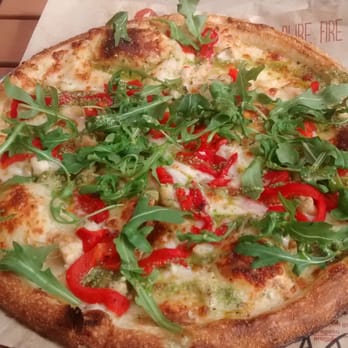 Blaze Pizza - This specialty I had was called the Green Stripe loved the freshness!!! - Pizza Near Me - Pasadena, California