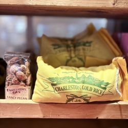 Cahill's Market - Homemade fancy pecan praline and Charleston gold rice