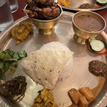 Aama’s Kitchen - Chicken thali (dry) - Himalayan/Nepalese Near Me - Flushing, New York Aama’s Kitchen - Chicken thali (dry) - Himalayan/Nepalese Near Me - Flushing, New York