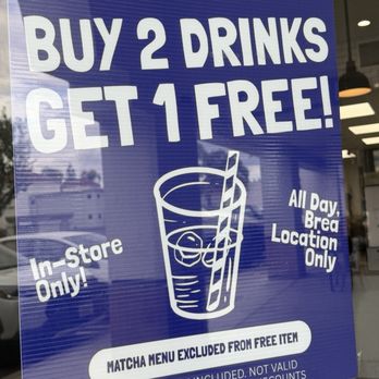 Teatopia - B2G1 deal - Coffee & Tea Near Me - Brea, California
