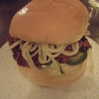 Little Donkey - Fried chicken sandwich - Tapas/Small Plates Near Me - Cambridge, Massachusetts