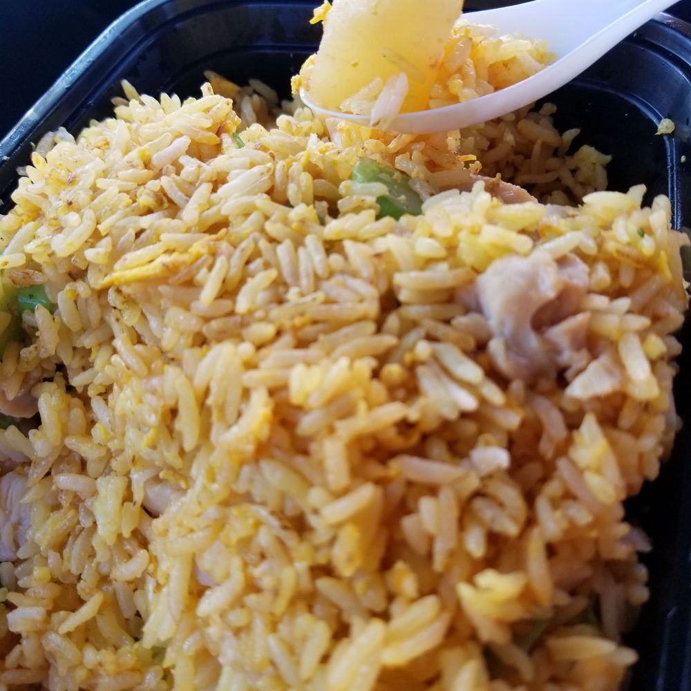 Chicken and pineapple fried rice ($8.75)