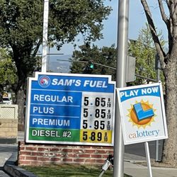 Sams Fuel - This was back when other stations in the area were in the low to mid six dollar range (best prices in town)