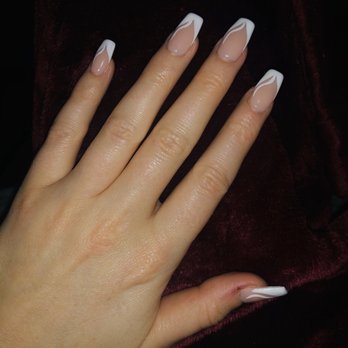 Sunset Nails - SNS (dip) nude, French gel (white) - Nail Salons Near Me - San Francisco, California Sunset Nails - SNS (dip) nude, French gel (white) - Nail Salons Near Me - San Francisco, California