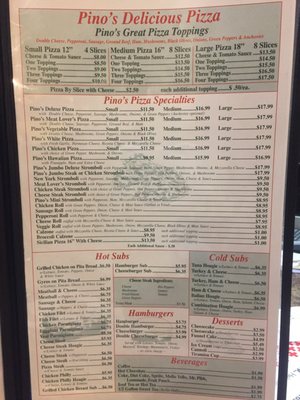 Menu photo 8 Pino's Restaurant & Pizza Lawrenceville, VA Menu photo 8 Pino's Restaurant & Pizza Lawrenceville, VA