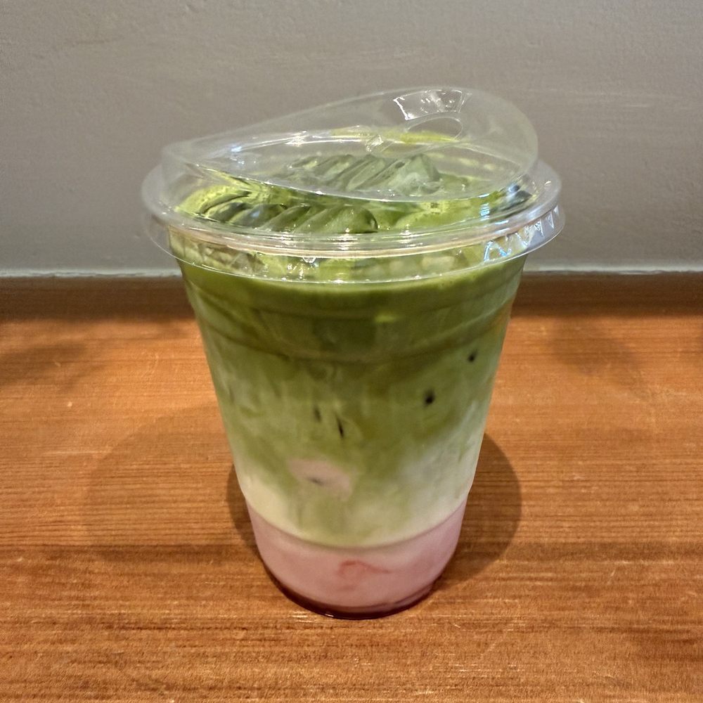 Compton's Coffee House - Iced Raspberry Matcha Latte - Coffee & Tea Near Me - San Francisco, California
