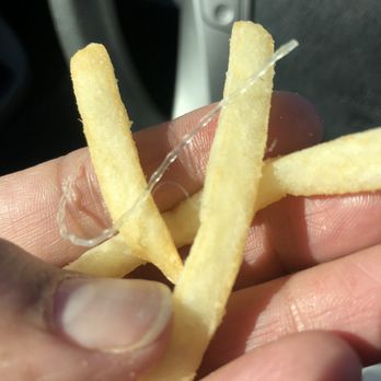 McDonald's - Furry fries with plastic - Fast Food Near Me - Littlerock, California McDonald's - Furry fries with plastic - Fast Food Near Me - Littlerock, California