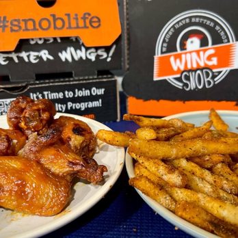 Wing Snob - two plates of wings and french fries - Chicken Wings Near Me - Livonia, Michigan Wing Snob - two plates of wings and french fries - Chicken Wings Near Me - Livonia, Michigan