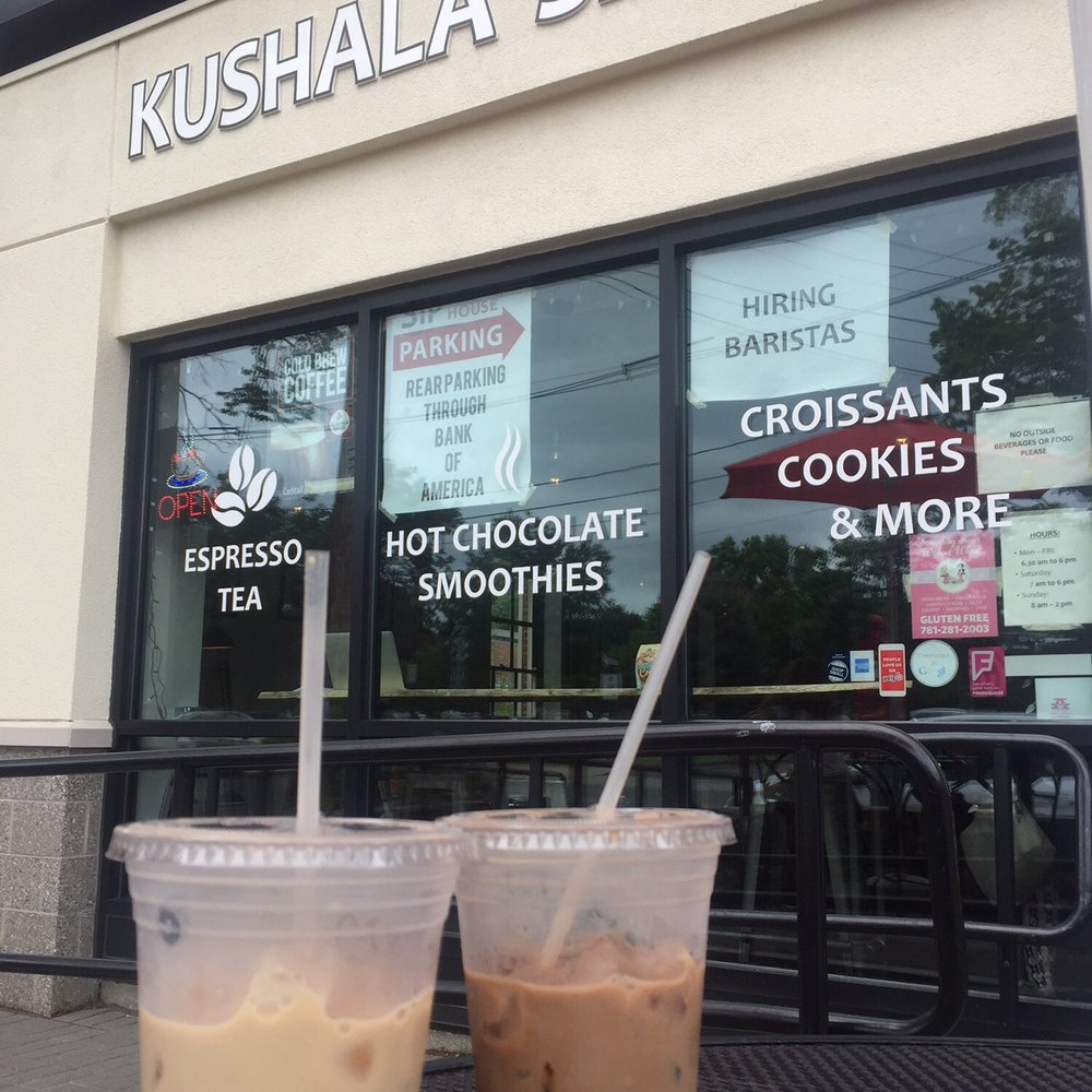 Kushala Sip Coffee House - Iced mochas on a summer day! - Coffee & Tea Near Me - Stoneham, Massachusetts