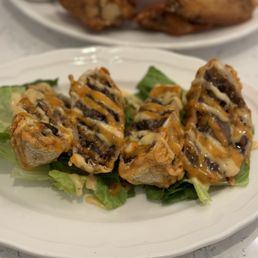 Crab Cake Egg Rolls