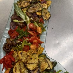 The Poughkeepsie Grand Hotel - Grilled veg platter I made for one of our weddings at The Pk Grand Hotel