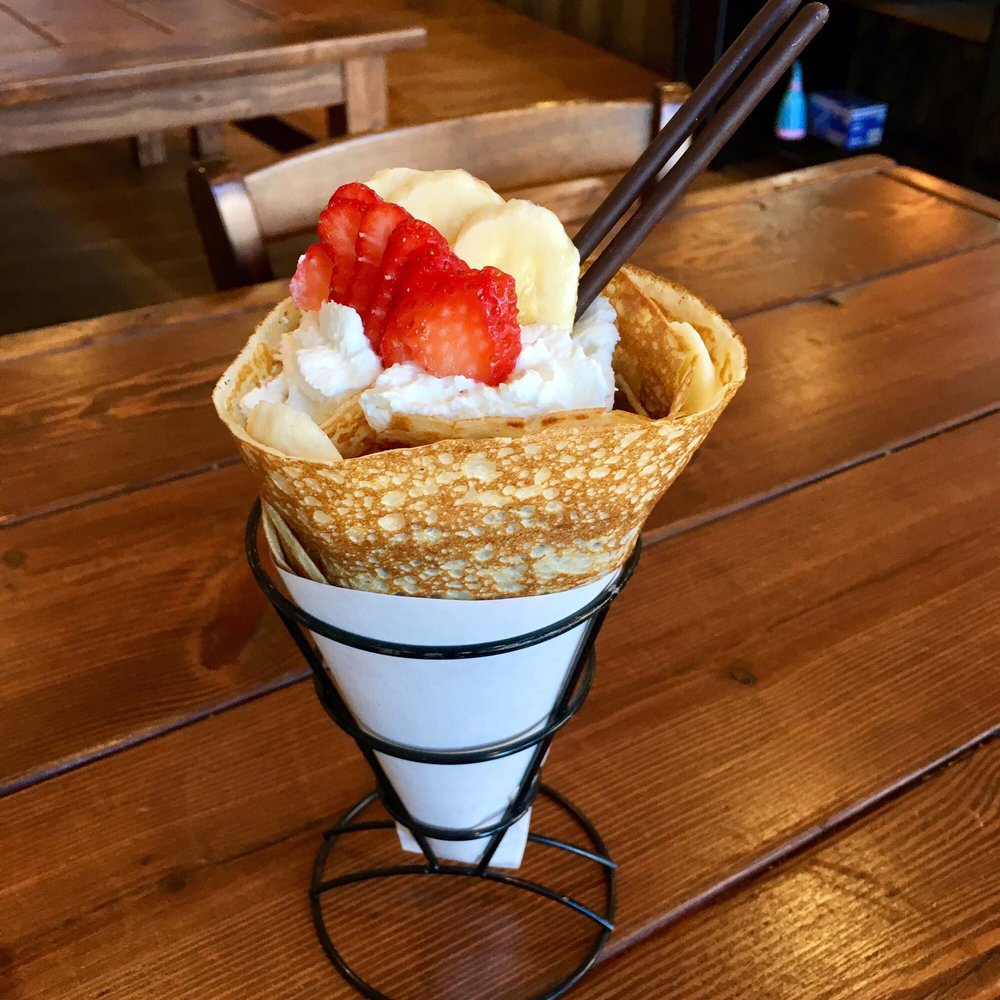 Coco Leaf - Banana Nutella Crepe - Coffee & Tea Near Me - Boston, Massachusetts