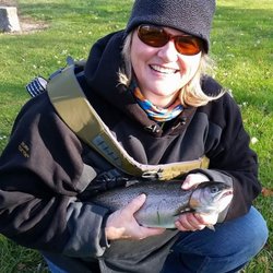 Castalia State Fish Hatchery - Huge smiles and great fishing