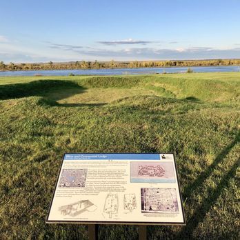 Huff Indian Village - The lodge with river view - Landmarks & Historical Buildings Near Me - Huff, North Dakota Huff Indian Village - The lodge with river view - Landmarks & Historical Buildings Near Me - Huff, North Dakota