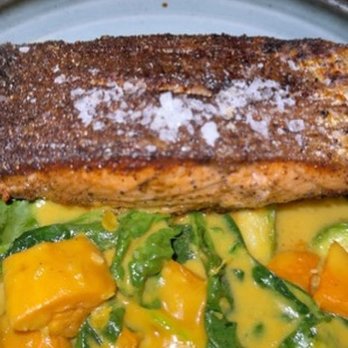 Rock Steady - Atlanta - SAUTEED SALMON. - Caribbean Near Me - Atlanta, Georgia Rock Steady - Atlanta - SAUTEED SALMON. - Caribbean Near Me - Atlanta, Georgia