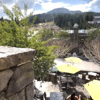 Black's Pub - View from the patio - Pubs Near Me - Whistler, British Columbia