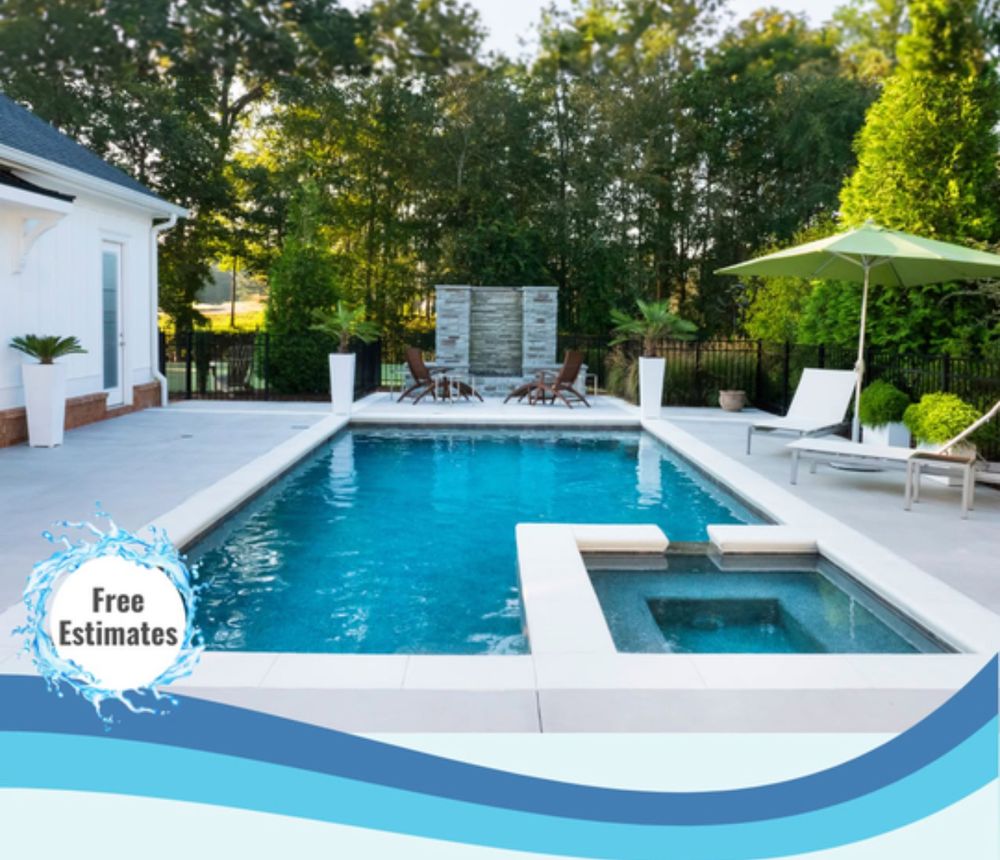 Slide of Blue Aqua Pools Spa