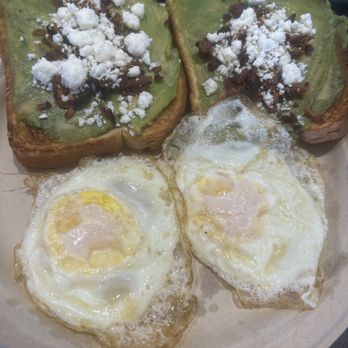 Seaside Café - Avocado toast - over easy! - American Near Me - Stuart, Florida Seaside Café - Avocado toast - over easy! - American Near Me - Stuart, Florida