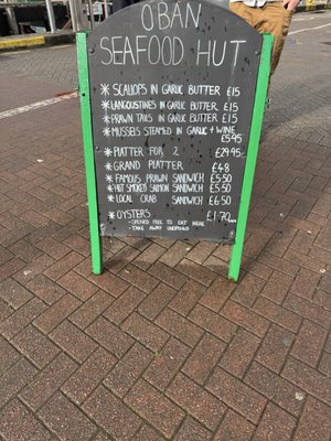 Oban Seafood Hut.. (Green Shack) by null