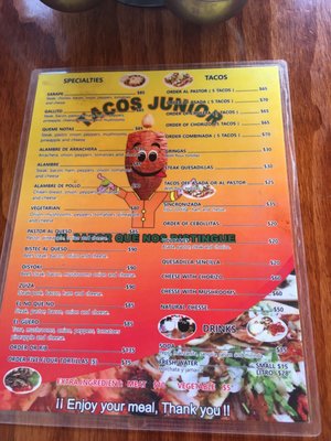 Menu photo 4 Tacos Junior Bucerías, NAY
