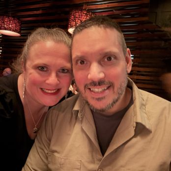 Three OAK Steakhouse - Jeannine & Kris enjoying their dinner! - Steakhouses Near Me - Easton, Pennsylvania Three OAK Steakhouse - Jeannine & Kris enjoying their dinner! - Steakhouses Near Me - Easton, Pennsylvania
