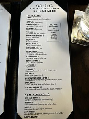 Menu photo 1 Salut Wine and Cocktail Lounge Topeka, KS Menu photo 1 Salut Wine and Cocktail Lounge Topeka, KS