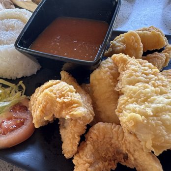Mi Casita Seafood - Grouper with rice and beans - Puerto Rican Near Me - Loíza, Puerto Rico
