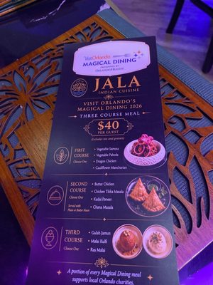 Menu photo 1 Jala Winter Park, FL Menu photo 1 Jala Winter Park, FL