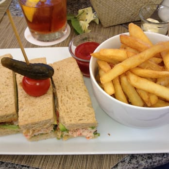 House Without A Key - Alaskan king crab sandwich on wheat w/ fries - Seafood Near Me - Honolulu, Hawaii