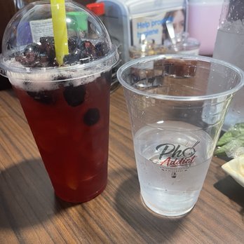 Pho Addict - Cherry tea - Vietnamese Near Me - Fresno, California Pho Addict - Cherry tea - Vietnamese Near Me - Fresno, California