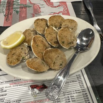 Randazzo's Clam Bar - Baked clams - Seafood Near Me - Brooklyn, New York
