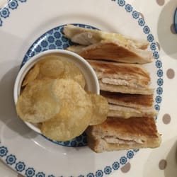 The Tea Bay - Chicken and cheese sandwich