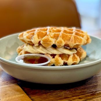 Humble House Cafe - Liege Waffles ( this is so good !) - Coffee & Tea Near Me - Golden, Colorado