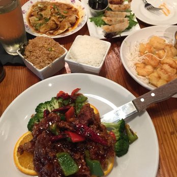 Beijing On Grove - Tangerine Beef, Pai Gow Shrimp, Pan Fried Pork Gyoza, Chili Dumplings, fried rice, white rice - Bars Near Me - Richmond, Virginia Beijing On Grove - Tangerine Beef, Pai Gow Shrimp, Pan Fried Pork Gyoza, Chili Dumplings, fried rice, white rice - Bars Near Me - Richmond, Virginia
