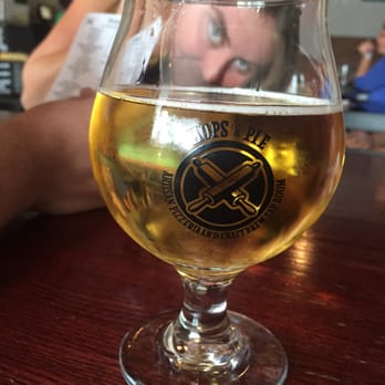 Hops & Pie - I spy a creeper in my beer chalice! - Pizza Near Me - Denver, Colorado Hops & Pie - I spy a creeper in my beer chalice! - Pizza Near Me - Denver, Colorado