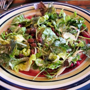 Odd Duck - Oyster mushroom salad, delicious - American Near Me - Austin, Texas
