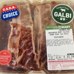 Marinated LA Galbi ($10.99/lb) masisseoyo