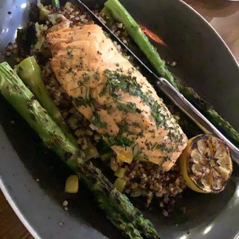 Water Tower Kitchen - Salmon entree - New American Near Me - Campbell, California