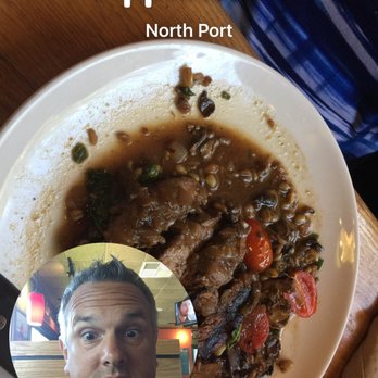 Applebee's Grill + Bar - Picture great. Portions small and doesn't live up to pictures.  Burnt grilled cheese and sloppy grilled steak salad. - Sports Bars Near Me - North Port, Florida