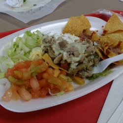 El Mexicano - Botana Mexicana, deep flavor, too much cheese, watery