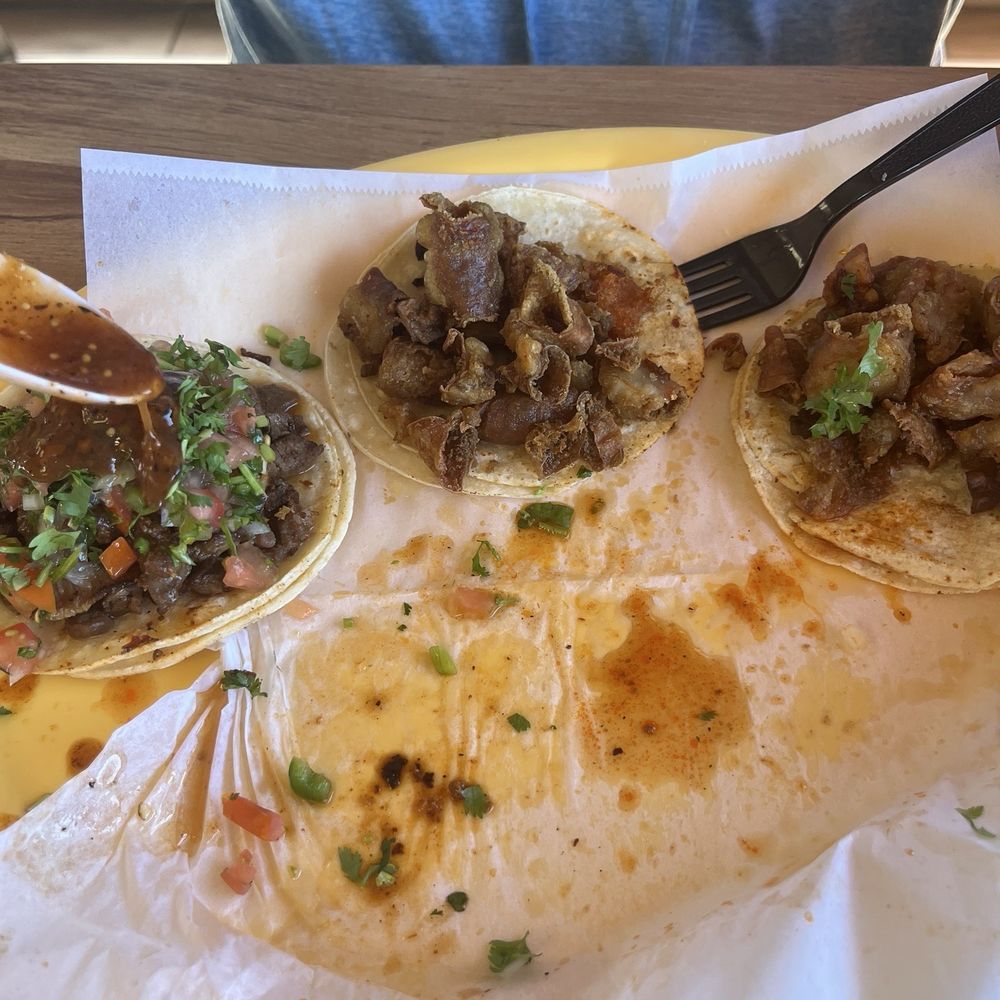 Carne asada and tripa Carne asada and tripa