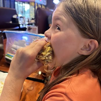 Jumbo's Beef N Brew - Burger with fried macaroni and cheese on it...kids loved it - Burgers Near Me - Wichita, Kansas Jumbo's Beef N Brew - Burger with fried macaroni and cheese on it...kids loved it - Burgers Near Me - Wichita, Kansas