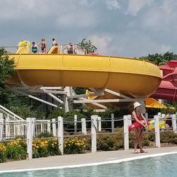 Pollock Community Waterpark - One of the slides